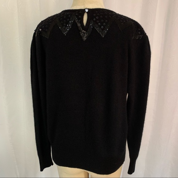 Vintage Nordstrom Town Square sweater with beads - Picture 3 of 13